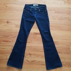 Abercrombie dark Madison flare jeans